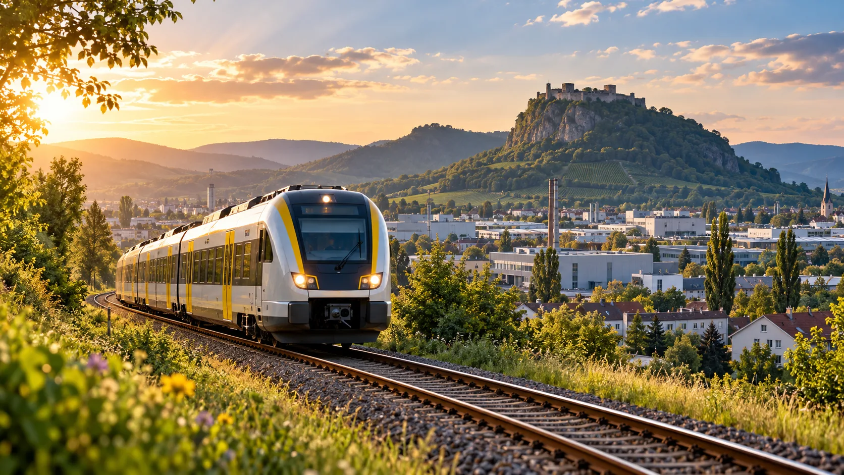 Hohentwiel-Zug-Gleise